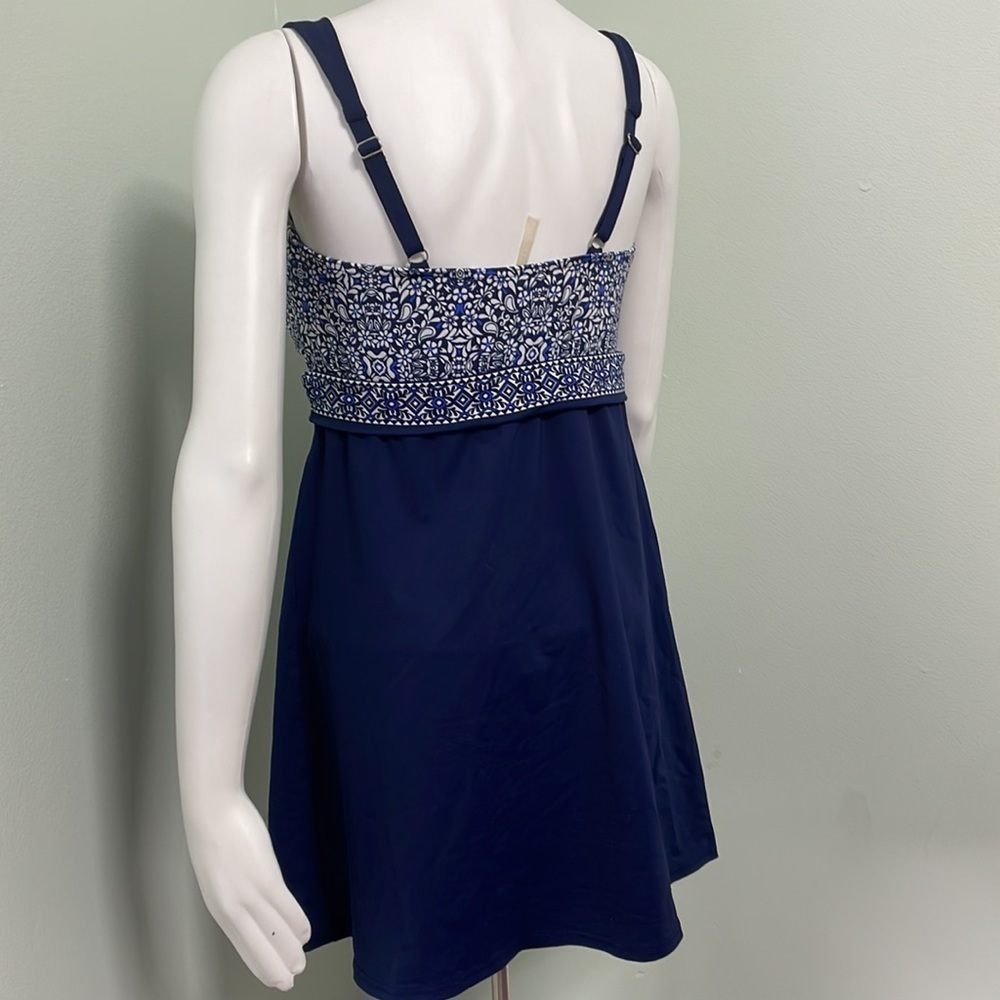 Lands End 2 piece Swim Dress and bottoms size 8 - Picture 6 of 9